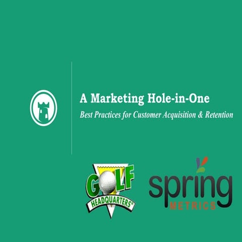 Marketing Hole In One: Best Practices for Customer Acquisition & Retention