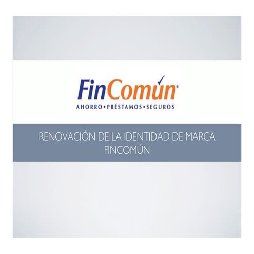 Identidad de Marca FinComún | PDF