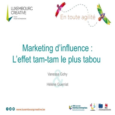 LUXEMBOURG CREATIVE 2019 : le marketing d'influence