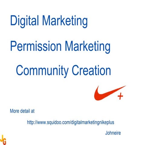 Marketing Innovation Nike Plus