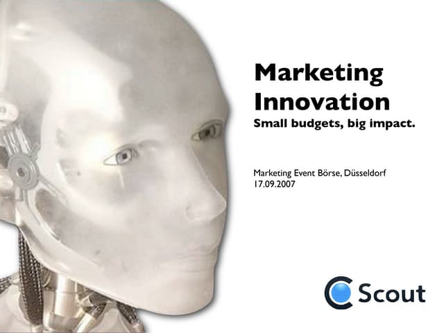 Marketing Innovation