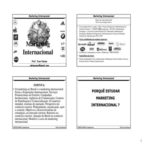 Marketing Internacional 2008 2 1 Fase mktpassos