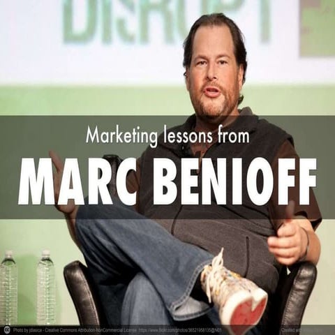 Marketing lessons from Marc Benioff