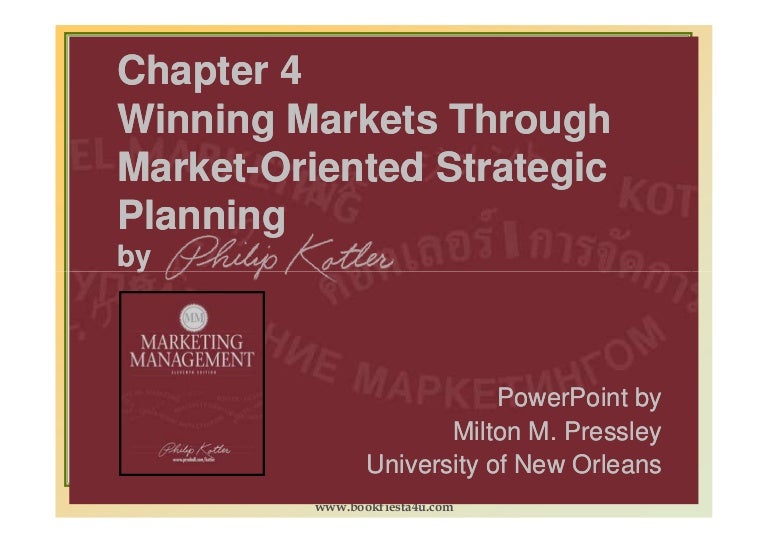 what is marketing management by philip kotler