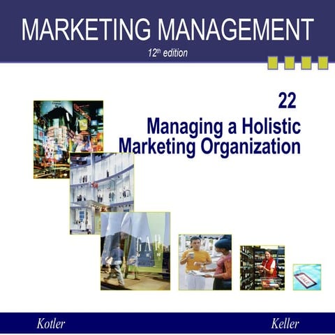 Marketing Management Chapter 22 Managing A Holistic Marketing Organization