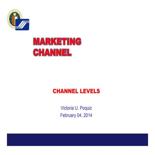 Chapter 15 Designing and Managing Integrated Marketing Channels