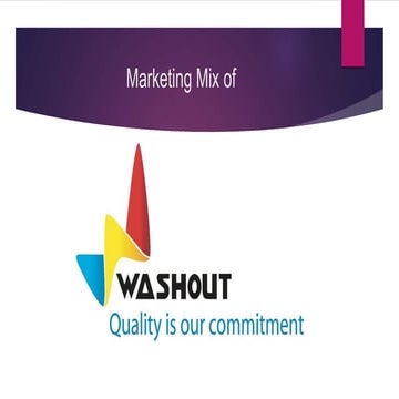 Washout-Marketing Mix