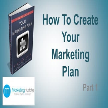 How to create an effective marketing plan | PPT