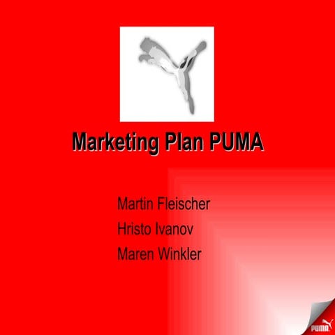 Marketing plan of PUMA