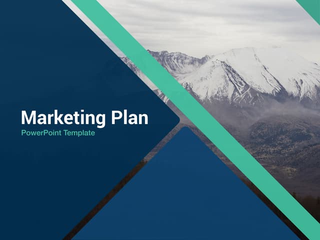 FREE Template "Marketing Plan" PowerPoint