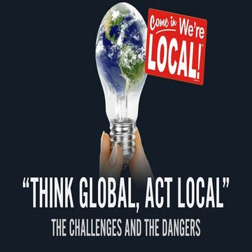 "Think Global Act Local" MBA Presentation