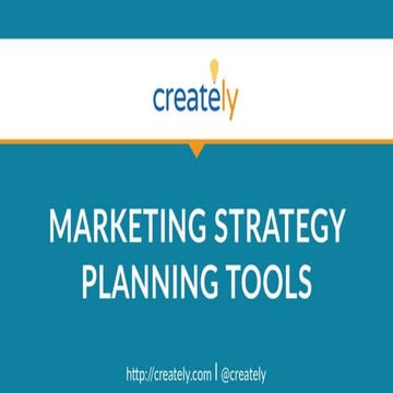 Marketing Strategy Planning Tools
