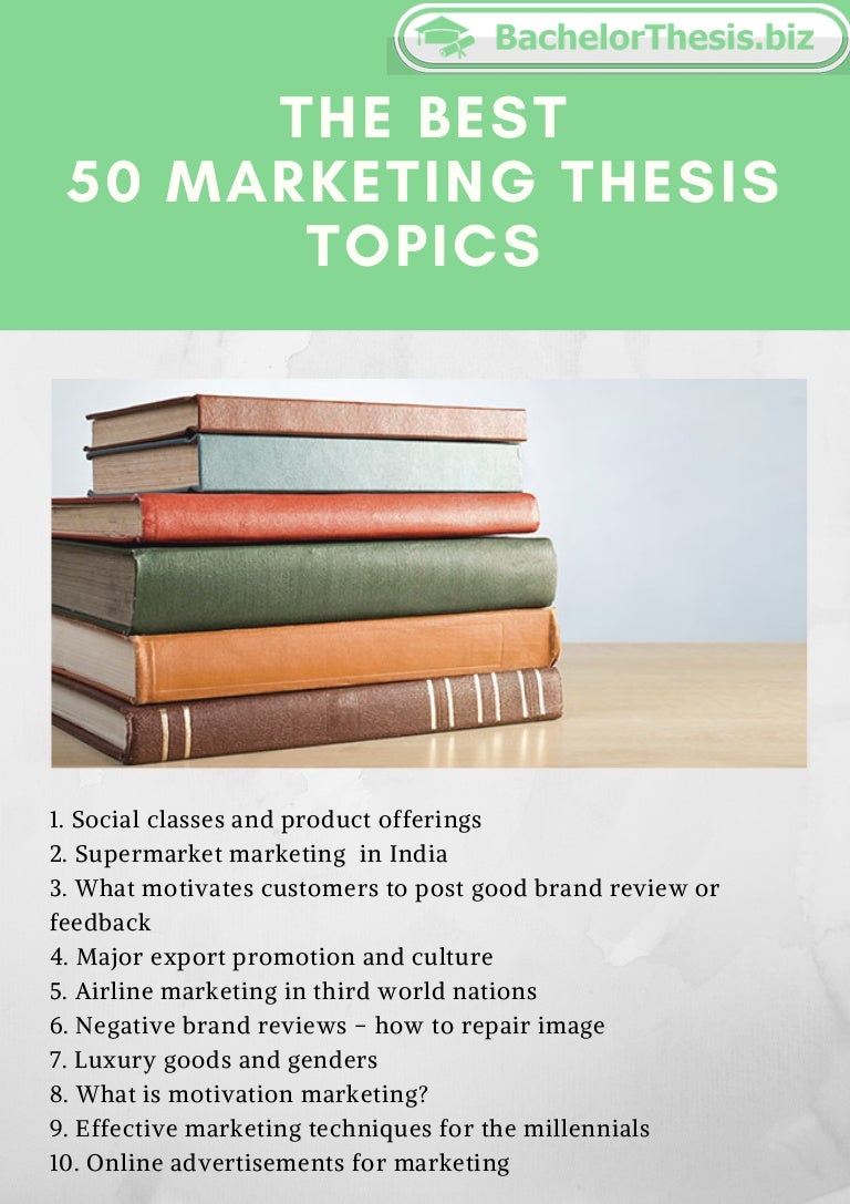 Thesis on marketing