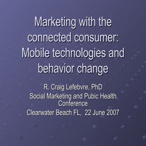 Marketing with the connected consumer
