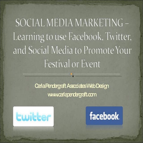 Social Media for Festivals and Events