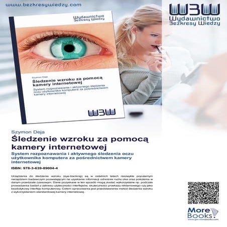 Śledzenie wzroku za pomocą kamery internetowej