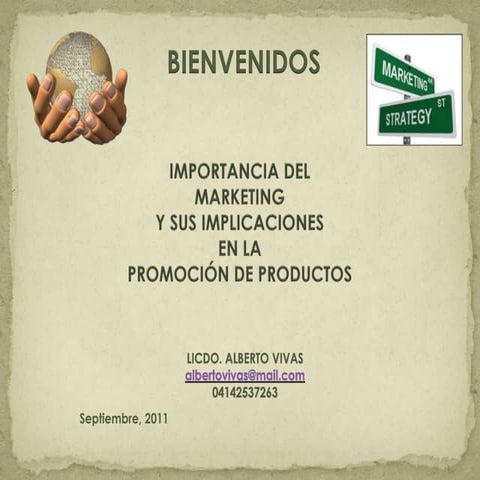 Marketing, Conceptos y Tipos de..... Ejemplos. 2011