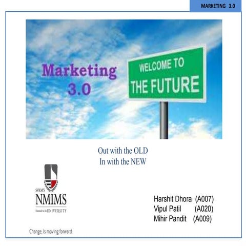 Marketing 3.0 presentation