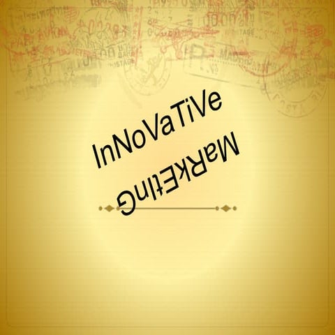 Innovative Marketing 