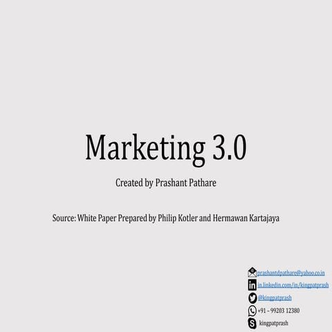 Marketing 3.0