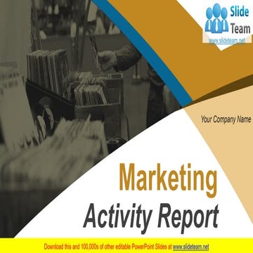 Marketing Activity Report PowerPoint Presentation Slides 