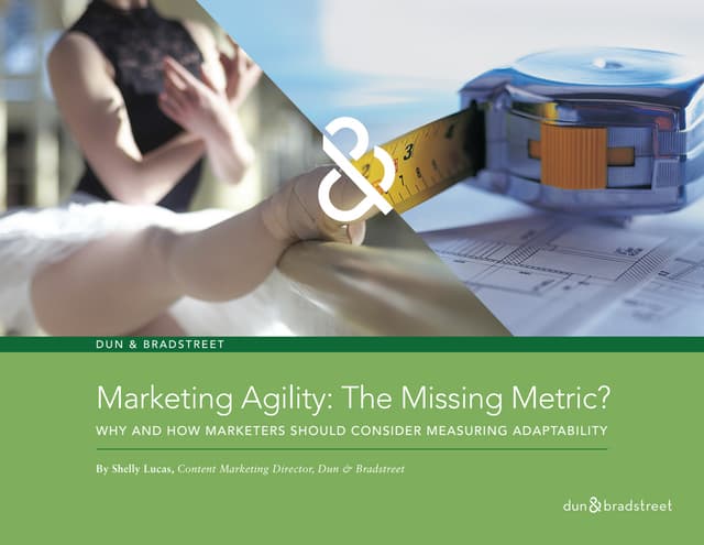 Marketing Agility: The Missing Metric?