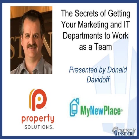 The Secrets of Getting Your Marketing and IT Departments to Work as a Team