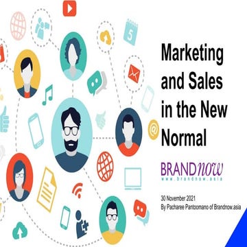 Marketing and Sales in the New Normal 30Nov21
