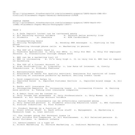 Marketing aptitude | PDF