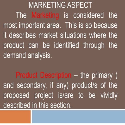 Feasibility Study: Marketing , Technical and Management Aspect