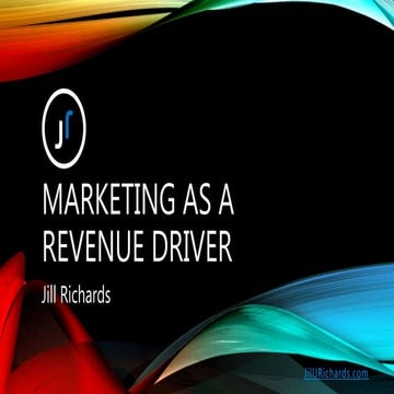Marketing As A Revenue Driver (Guide)