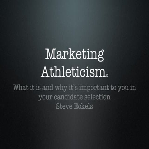 Marketing Athleticism