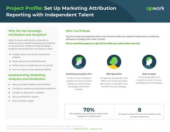 Set Up Marketing Attribution Reporting with Independent Talent
