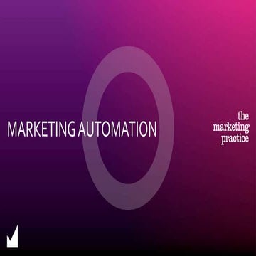 Marketing automation - bridging the gap between technology and marketing