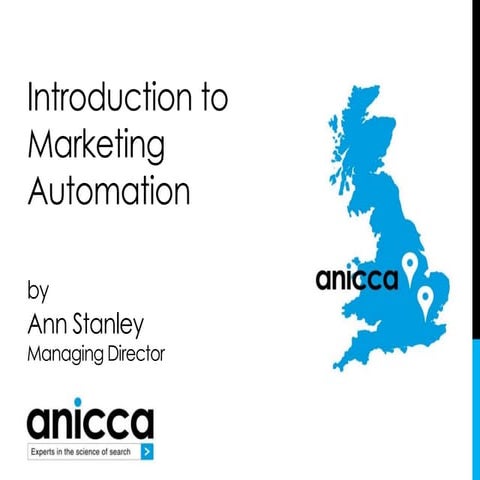 Marketing Automation - Annica Digital at Digital Growth Day