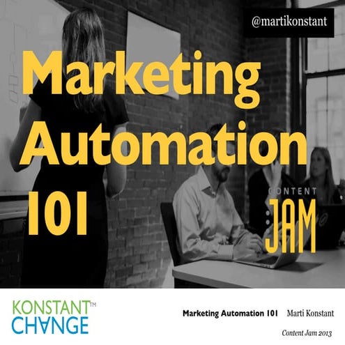 Marketing Automation Crash Course - Content Jam
