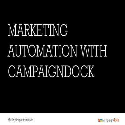 Marketing automation 