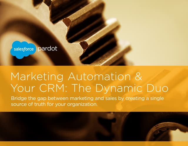 Marketing Automation and Your CRM