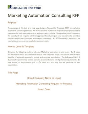 Website Design RFP Template | PDF