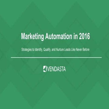 Marketing Automation in 2016 with Marketingprofs