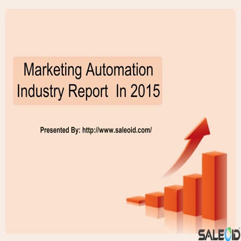 Marketing automation industry in 2015