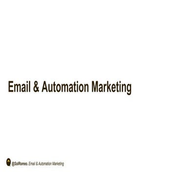Workshop: Email Automation for the win