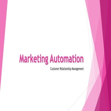 Marketing Automation Part 2