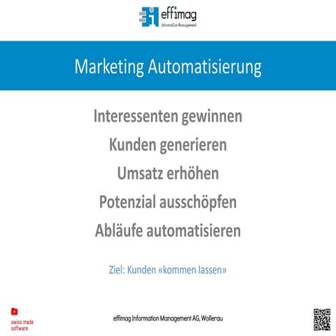 Marketing Automatisierung