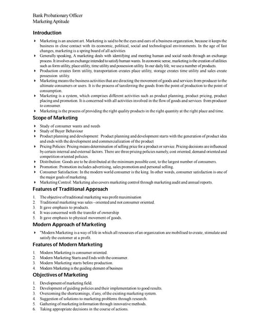 Marketing book for po and clerk