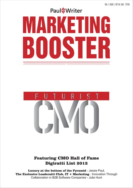 Marketing booster cmo, vol 1