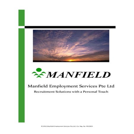 Manfield Employment Services Pte Ltd - Marketing Brochure
