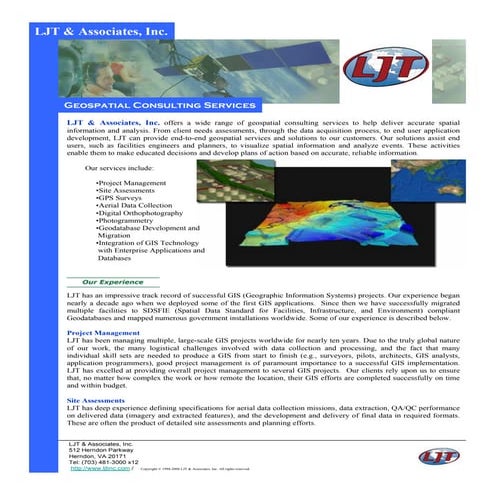 Geospatial Consulting Services