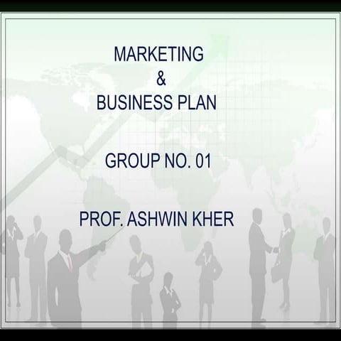 Marketing & business plan