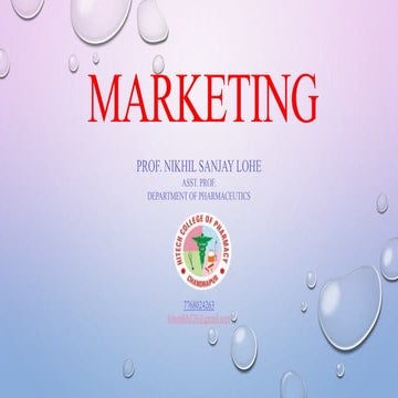 Marketing full Chapter As per PCI Syllabus 